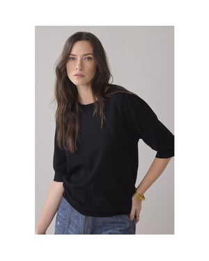 Summum Cannes-7980 short sleeve sweater