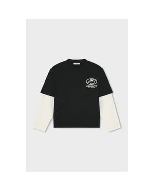 Equalité Arid double layer oversized longsleeve tee