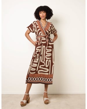 Dress With Abstract Print