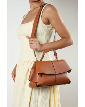 Wheres That From Womens Galyx Leather Top Handle Cross Body Bag