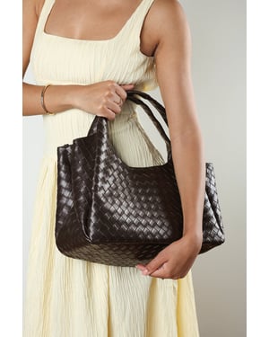 Wheres That From Womens Harella Woven Tote Bag