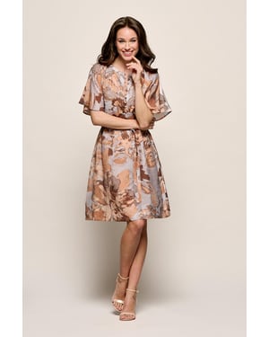 Fancay Print Tuniek Lichtblauw / Zand