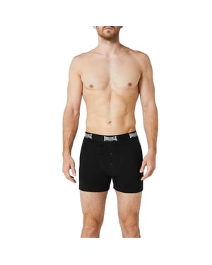 Lonsdale Boxershorts voor heren (Set van 2) (Zwart)