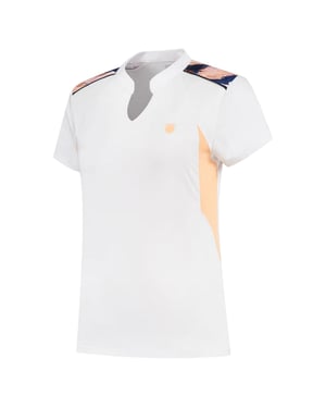 K-Swiss Hypercourt Regular tennis-T-shirt voor dames (Wit)