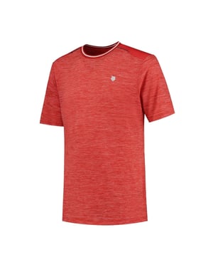 K-Swiss Hypercourt Performance T-shirt voor heren (Lolly rood)