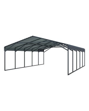 Westmann Copenhagen l heavy-duty carport 47m² -791x597x298 cm