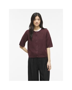 Vila Viliga 2/4 o-neck knit cardigan n