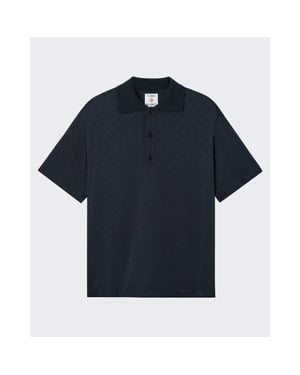 Casablanca Heren knit collar ss polo