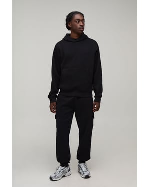 Boxy Hooded Cargo Tracksuit