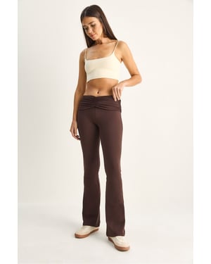 Hoge Taille Flared Leggings
