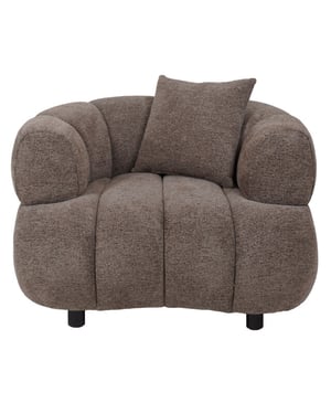 Home67 Fauteuil rocco donker