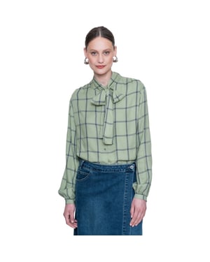 Geisha Blouse olive
