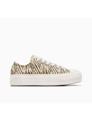 Women's Converse Chuck Taylor All Star Lif Canvas High Top Trainers in 286-Egret/Egr