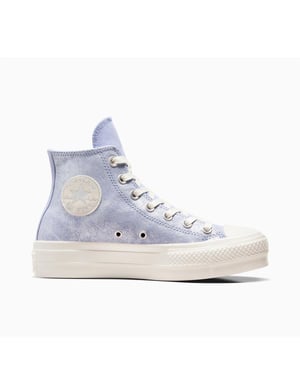 Women's Converse Chuck Taylor All Star Lif High Top Trainers in 537-Lilac Pew