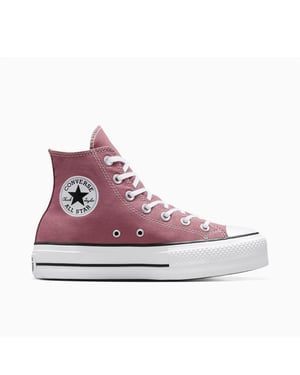 Women's Converse Chuck Taylor All Star Canvas High Top Trainers in 665-Light Sad