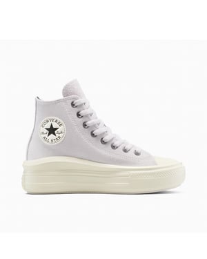 Women's Converse Chuck Taylor All Star Mov High Top Trainers in 535-Bone Cold