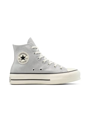 Women's Converse Chuck Taylor All Star Lif High Top Trainers in 102-White/Egr