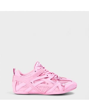 Women's Balenciaga Low Profile Cushioned Trainers in Baby Pink