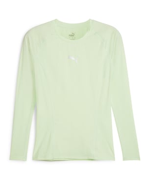 Men's Puma Liga Baselayer Tee Ls T-Shirt in Fresh Mint