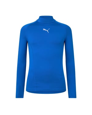 Men's Puma Liga Baselayer Tee Ls Warm T-Shirt in Electric Blue