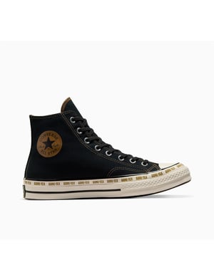 Men's Converse Chuck 70 Gore Tex High Top Trainers in 001-Black/Toa