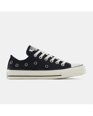 Men's Converse Chuck Taylor All Star Bea Low Top Trainers in 001-Black/Egr