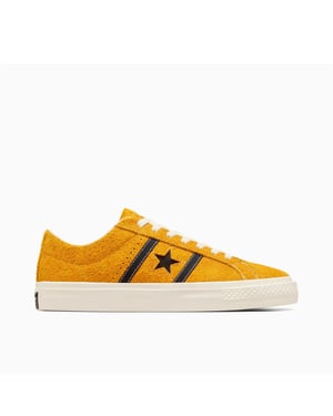 Men's Converse Adults One Star Academy Pro Suede Skate Shoes in 740-Sunflower