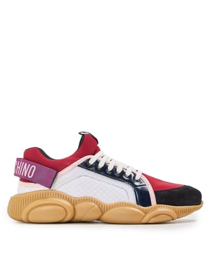 Men's Moschino Low Top Trainers in White