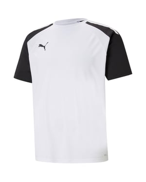 Men's Puma Teampacer Jersey T-Shirt in White/Black