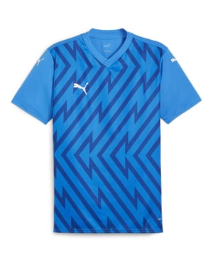 Men's Puma Teamglory Jersey T-Shirt in Blue/White