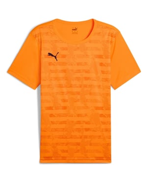 Men's Puma Individualrise Graphic Jersey T-Shirt in Heat Fire