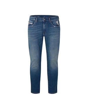 Men's Diesel 2019 D Strukt Slim Fit Jeans in Blue Denim