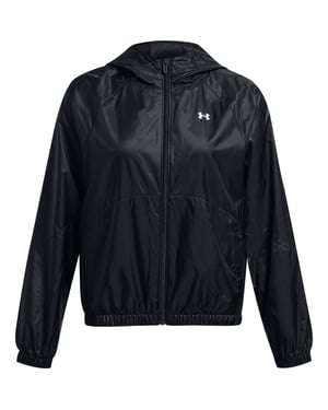 Women's Under Armour Sport Windbreak Jacket Windbreaker in Black
