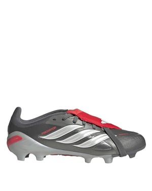 Boys adidas Predator Elite Firm Ground Football Boot in Iron Met