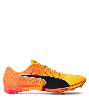 Men's Puma Evospeed Forte Nitro Elit Track Running Spikes in Sun Stream-Su