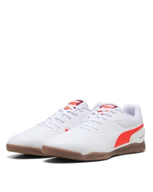 Men's Puma Truco III Indoor Football Boots in Puma White-Gl