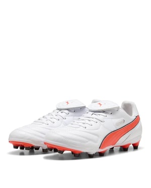 Men's Puma Liga Firm Ground Football Boots in Puma White