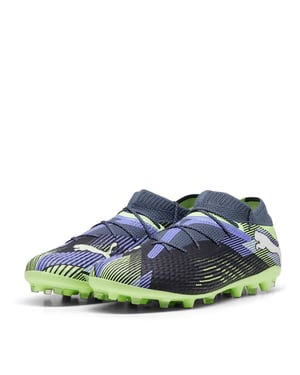 Men's Puma Future 7 Pro+ Mg Firm Ground Football Boots in Gray Skies-Pu