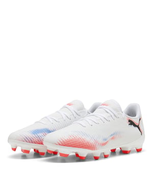 Accessories Puma Future 8 Play Firm Ground Football Boots in White-Bl