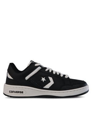 Men's Converse Adults Weapon Low Top Trainers in 001-Black/Bla