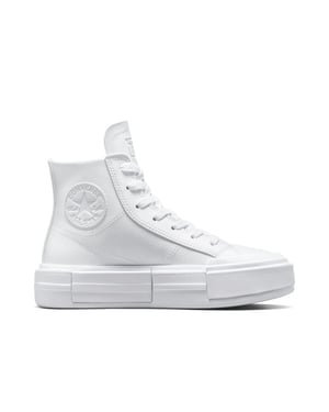 Men's Converse Adults Chuck Taylor All Star Cru High Top Trainers in 102-White/Whi