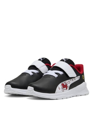 Boys Puma Kids Ferrari Anzarun Low Top Trainers in Puma Black