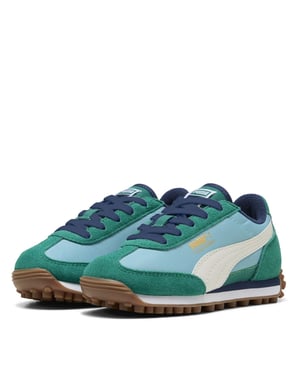 Boys Puma Kids Easy Rider Classic Low Top Trainers in Aqua-Vapor Gray