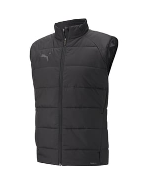 Men's Puma Teamliga Vest Jacket Gilet in Black