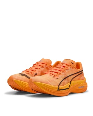 Women's Puma Nitro Elite 3 Road Running Shoes in Fluro Orange
