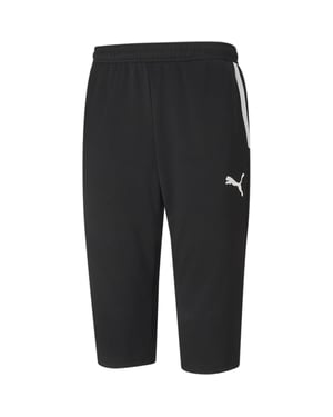 Men's Puma Teamliga Training three quarterPants Tracksuit Bottom Mens in Black/White