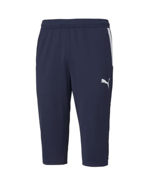 Men's Puma Teamliga Training three quarterPants Tracksuit Bottom Mens in Peacoat/White