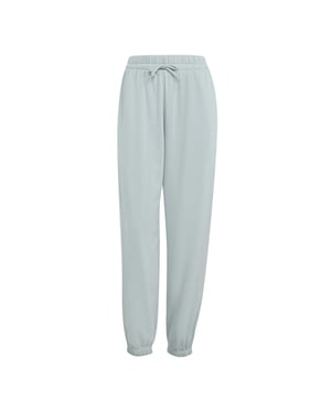 Women's adidas Fleece Joggers in Wonder Sage/Whi