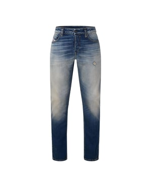 Men's Diesel Safado X Straight Leg Jeans in Blue Denim