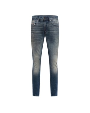 Men's Diesel 1979 Sleenker R Skinny Jeans in Blue Denim